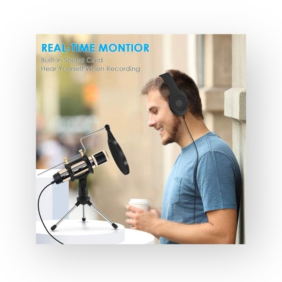 new ZealSound ☀︎︎ Portable Tik Tok Pod IG YouTube Zoom Microphone ☀︎︎ Rose Gold - Picture 2 of 16